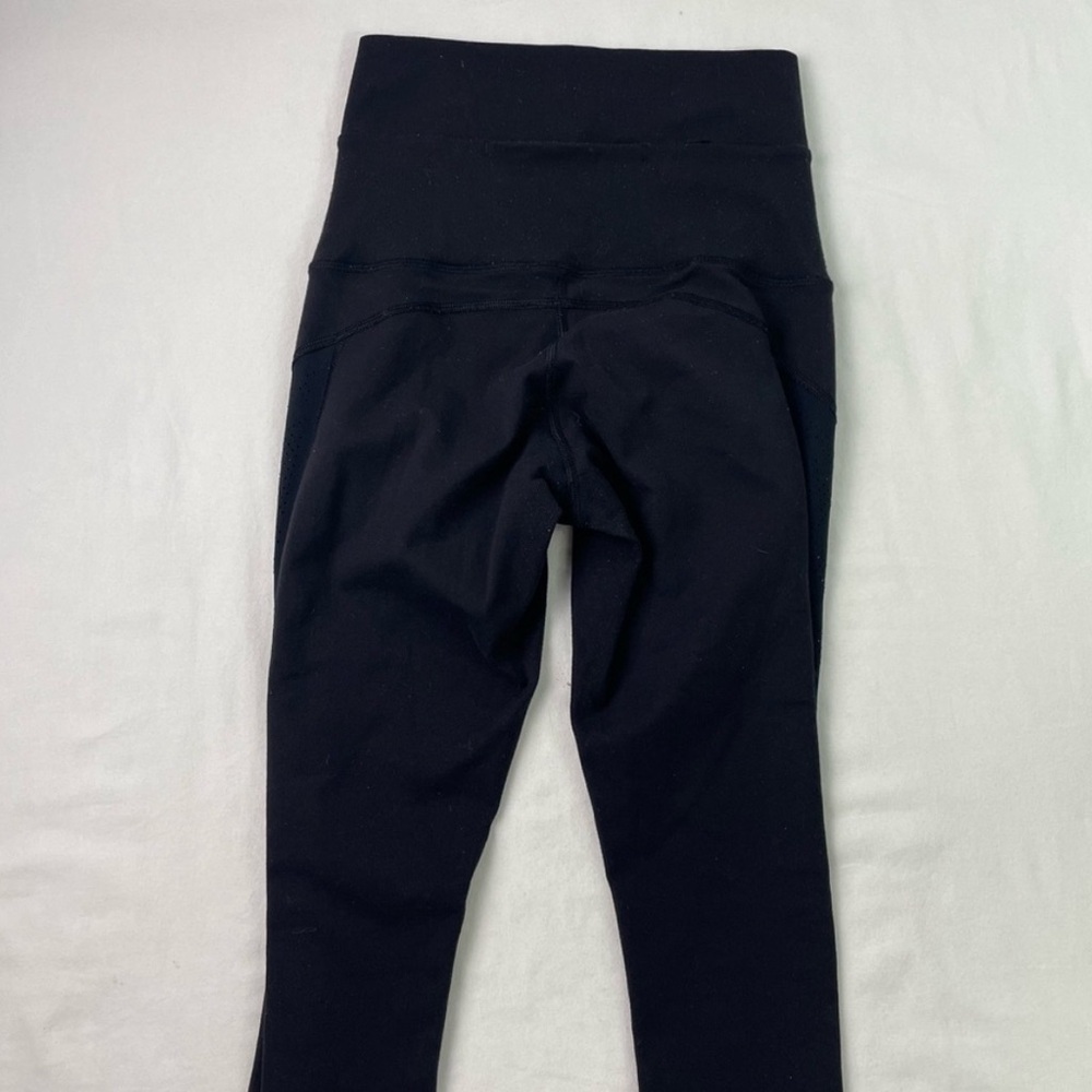 Lululemon Wunder Under Black Solid Stretch Mid Ri… - image 4